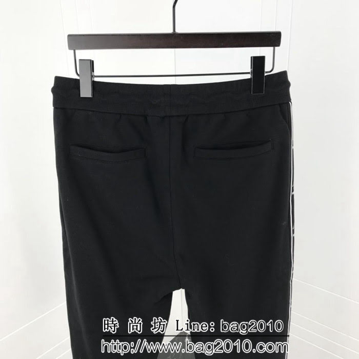 Y-3山本耀司 2018ss秋冬新品 Y-3字母印花 精梳加厚純棉 男款運動休閒褲 ydi1370